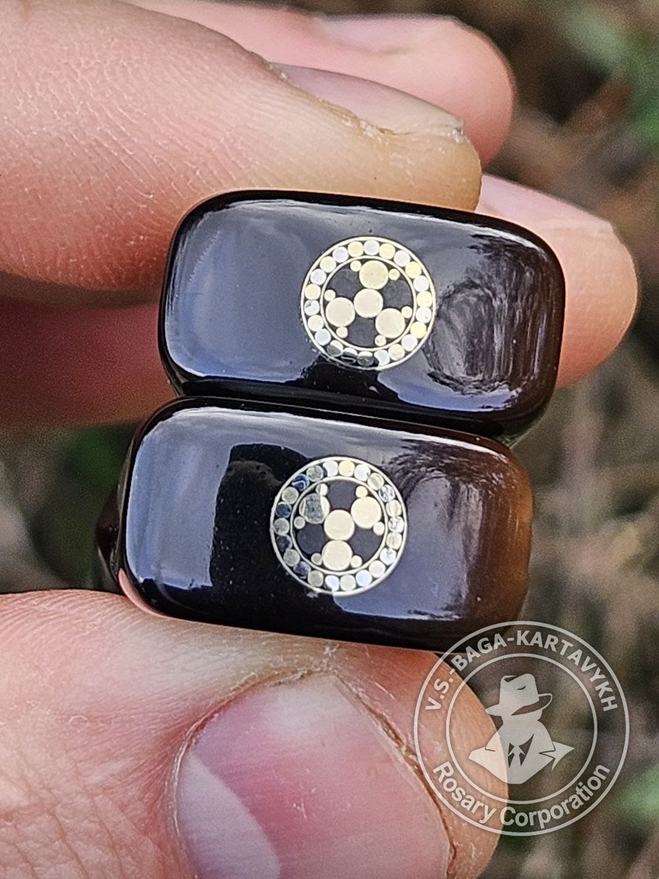 Чётки «Мини-мозаика» — Эбонит СССР, №152 — 2