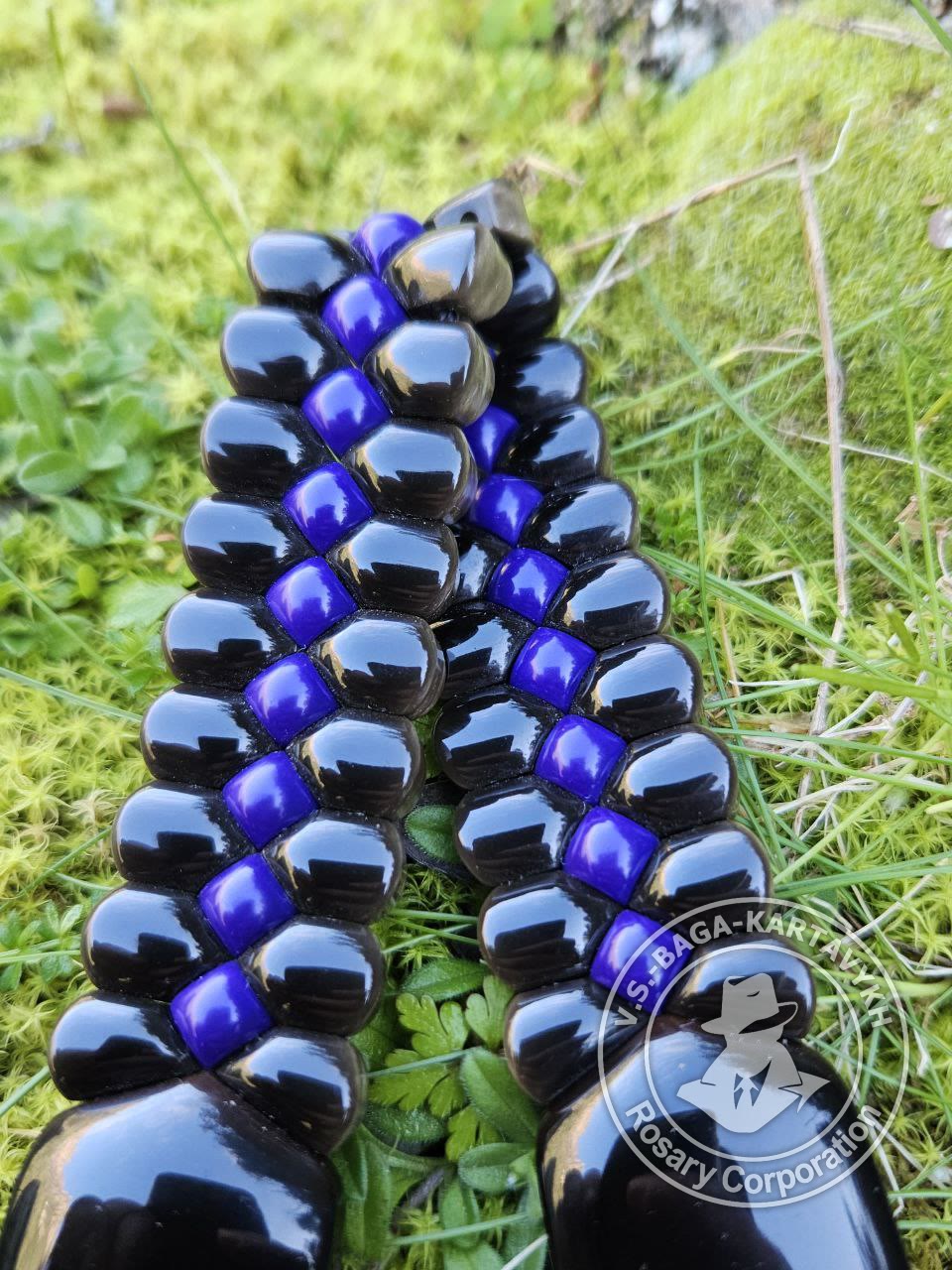 Worry beads Soviet ebonite, no. 165 — 4