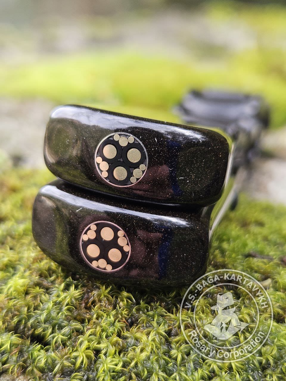 Pogon worry beads — Soviet ebonite, no. 170 — 3