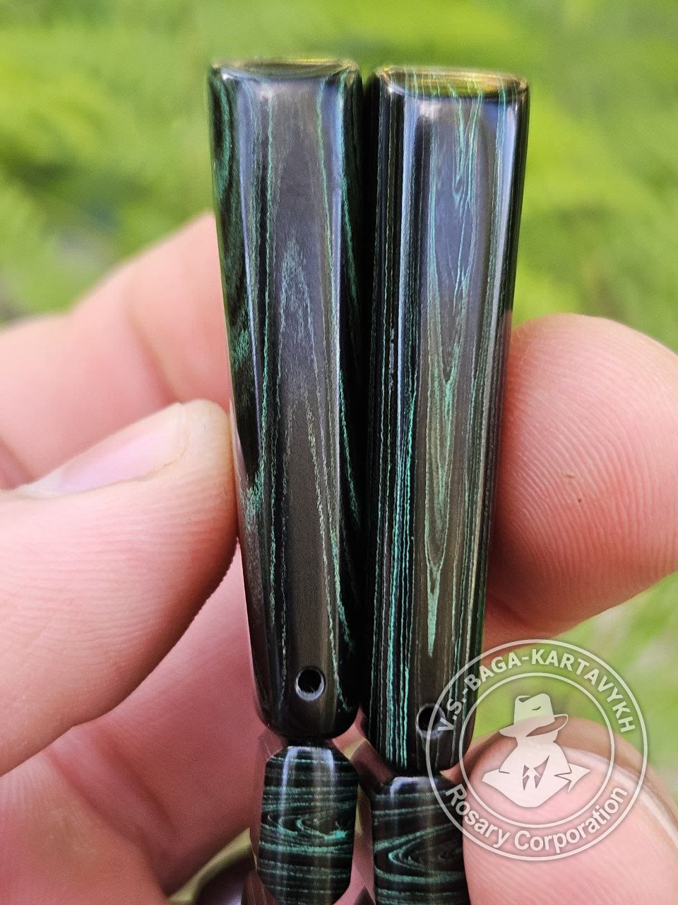 Strict classic worry beads — German colored ebonite, no. 193 — 4