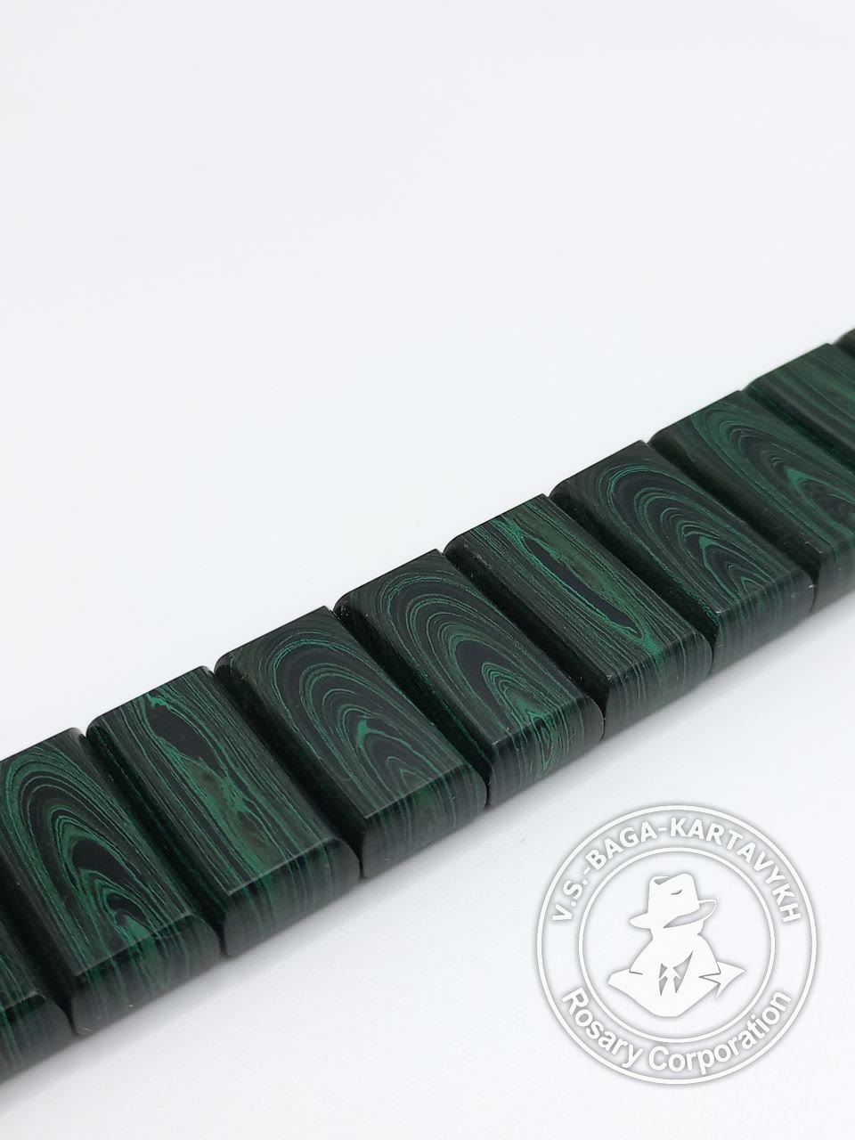 Strict classic worry beads — German colored ebonite, no. 196 — 5