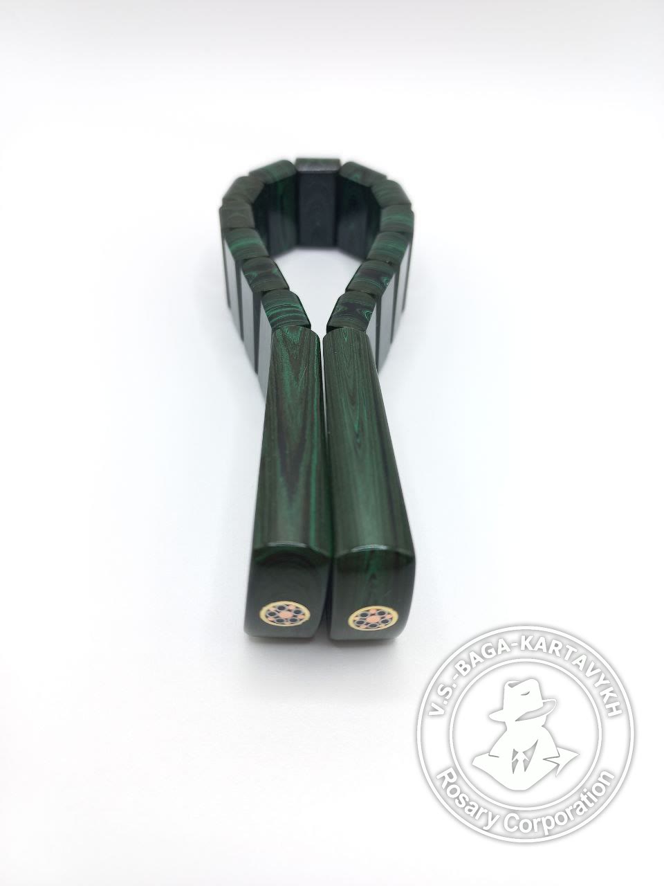 Strict classic worry beads — German colored ebonite, no. 196 — 7