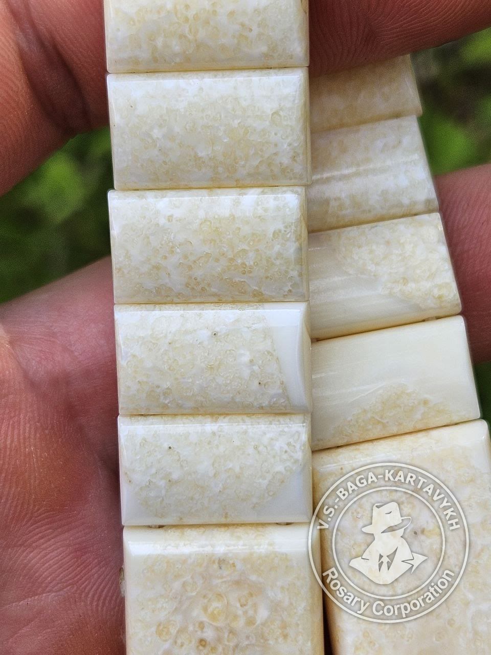 Cushions worry beads — walrus tusk, no. 220 — 4