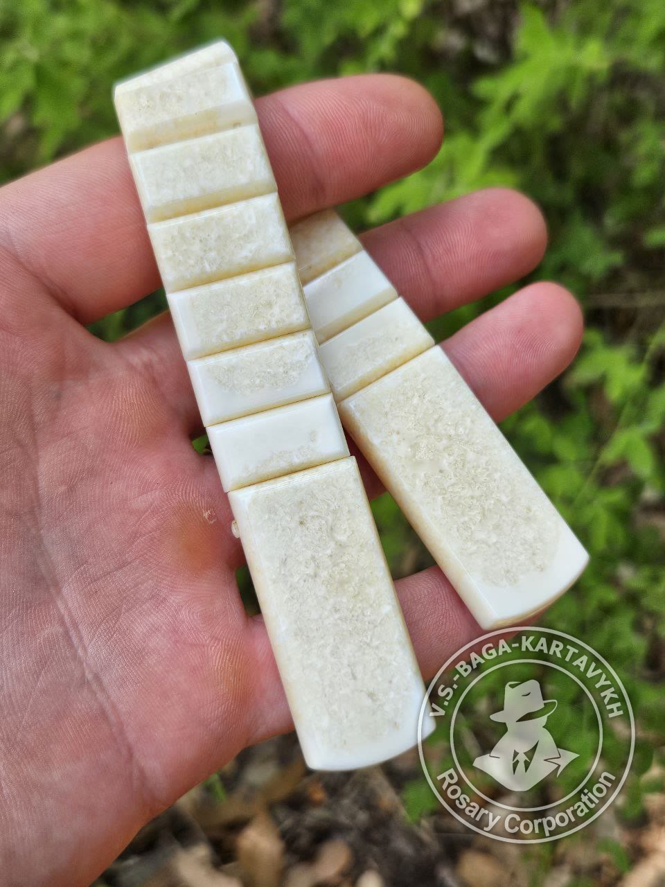 Strict classic worry beads — walrus tusk, no. 231 — 2