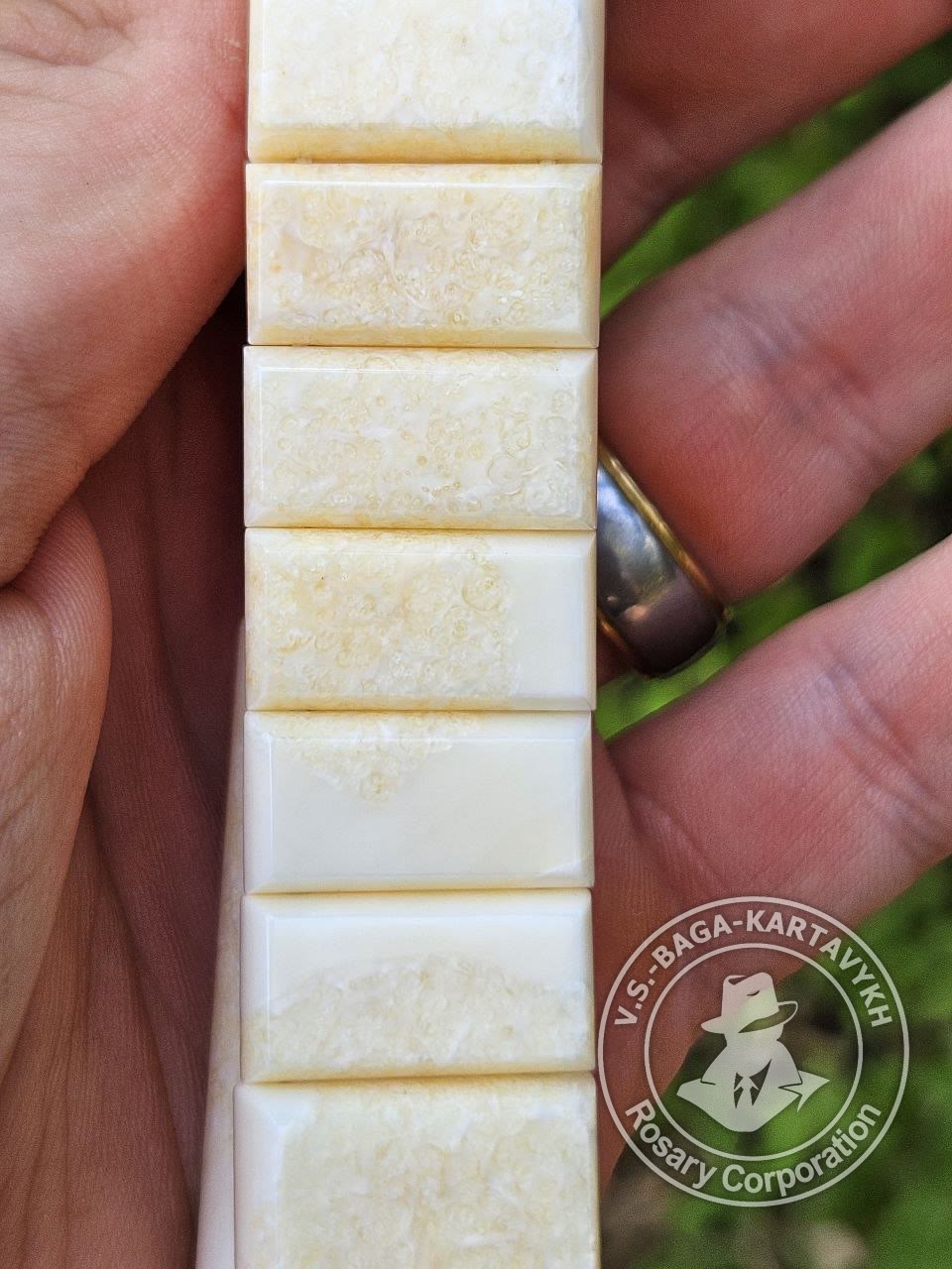Strict classic worry beads — walrus tusk, no. 231 — 4