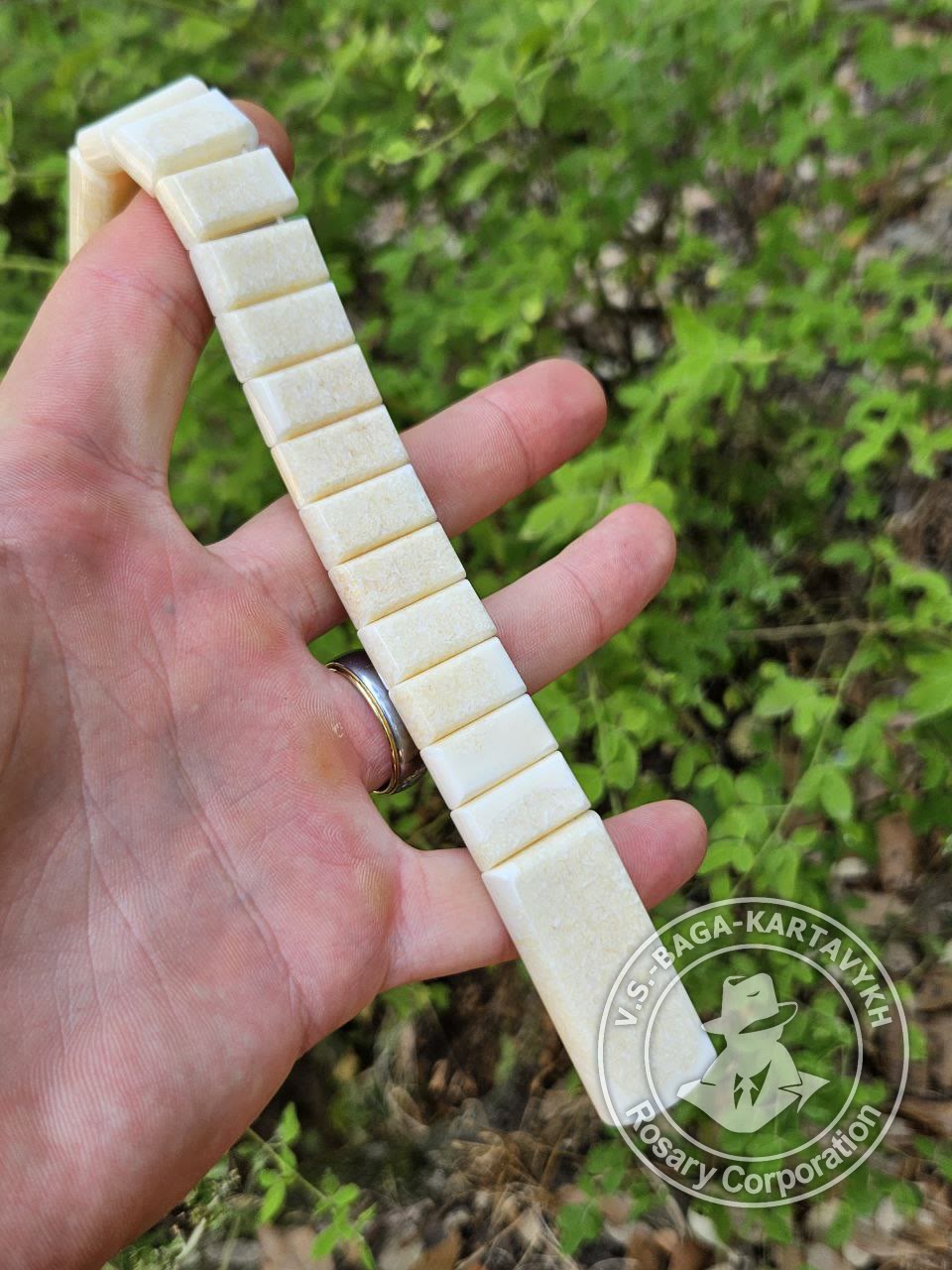 Strict classic worry beads — walrus tusk, no. 231 — 5