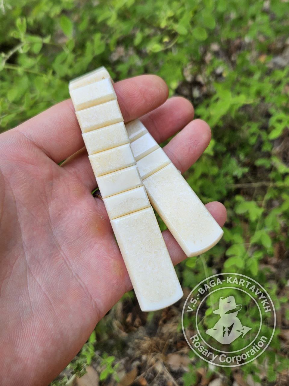Strict classic worry beads — walrus tusk, no. 231 — 6