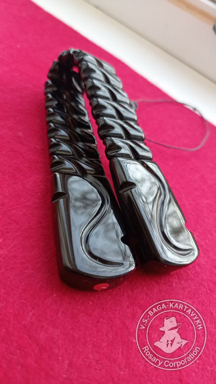 Worry beads Soviet ebonite, no. 235 — 4