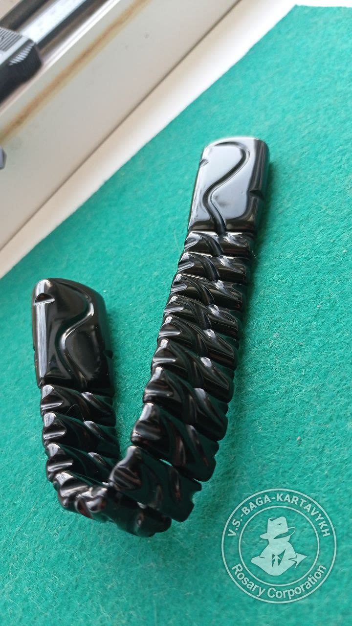 Worry beads Soviet ebonite, no. 235 — 6
