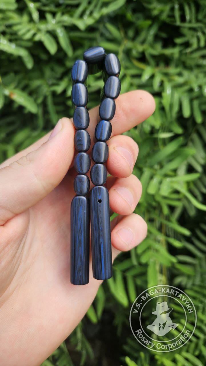 Worry beads German colored ebonite, no. 26 — 4