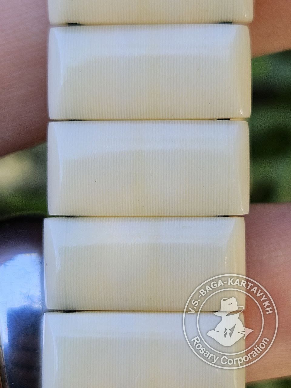 Cushions worry beads — micarta, no. 267 — 2