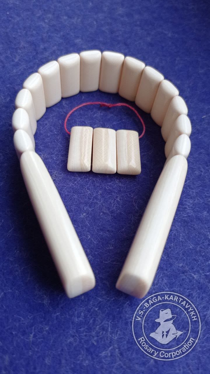 Cushions worry beads — mammoth ivory, no. 306 — 4