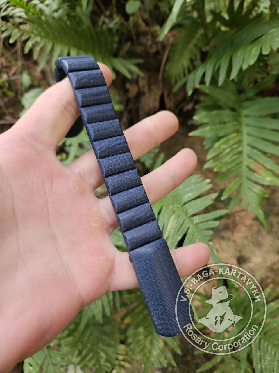 Cushions worry beads — micarta, no. 334 — 6