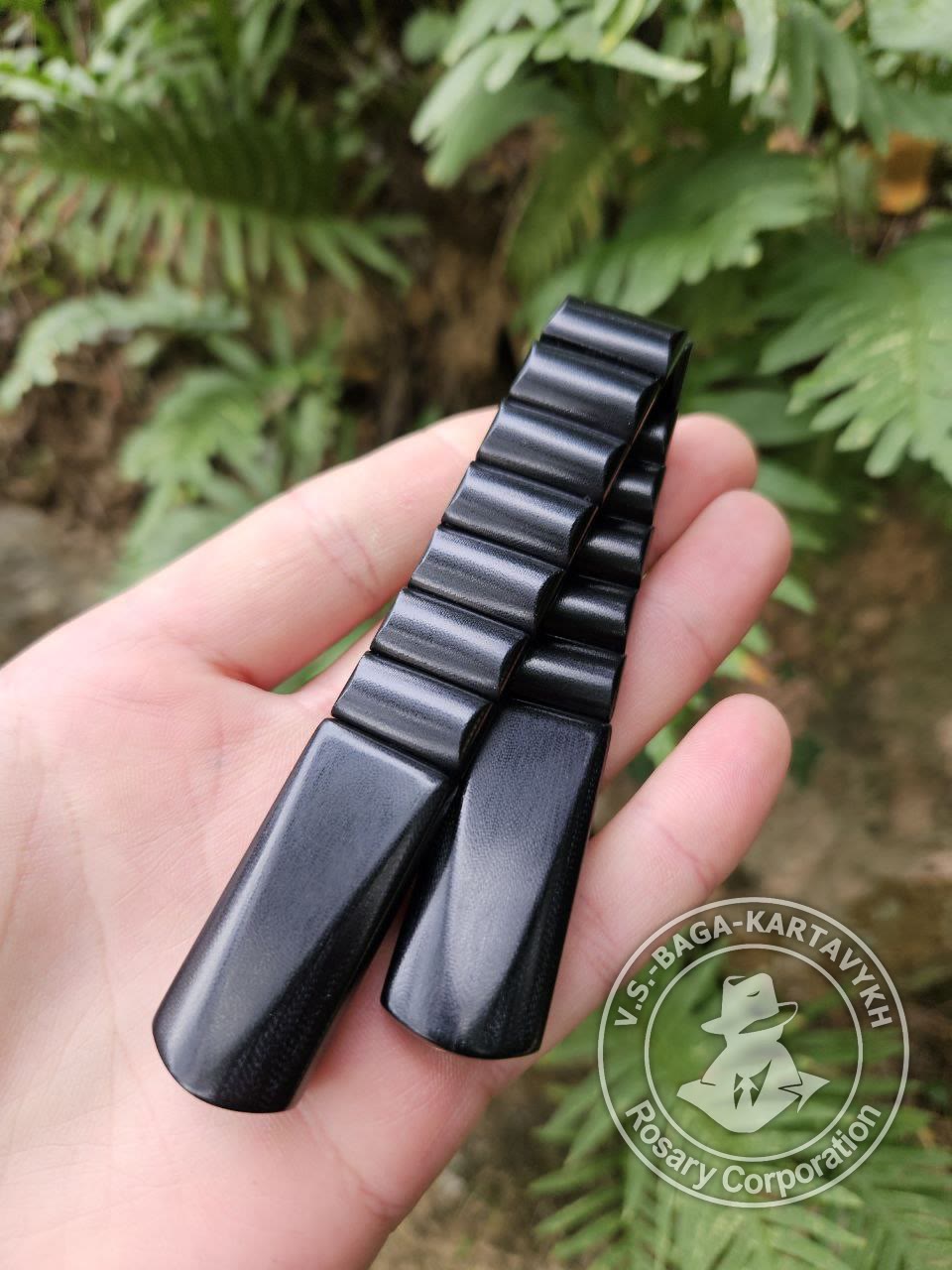 Cushions worry beads — micarta, no. 339 — 4