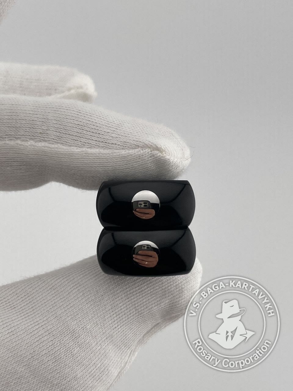 Strict classic worry beads — Soviet ebonite, no. 353 — 4