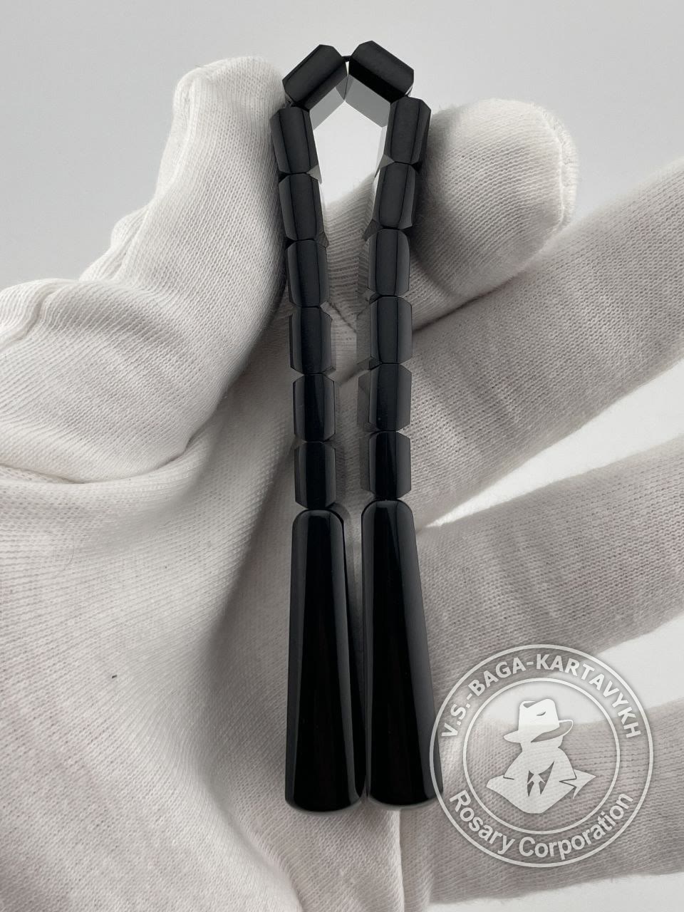 Strict classic worry beads — Soviet ebonite, no. 353 — 6