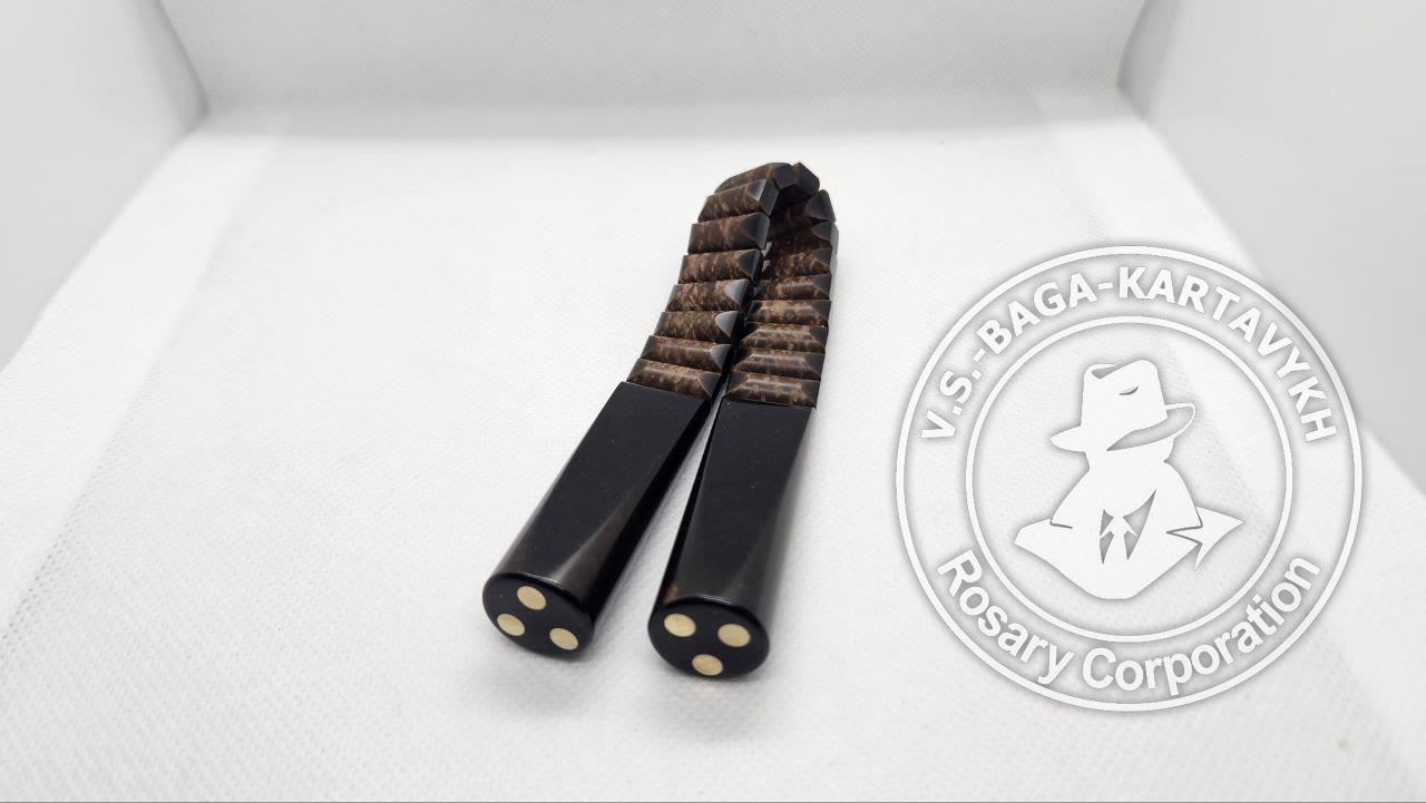 Worry beads Soviet ebonite, no. 36 — 4