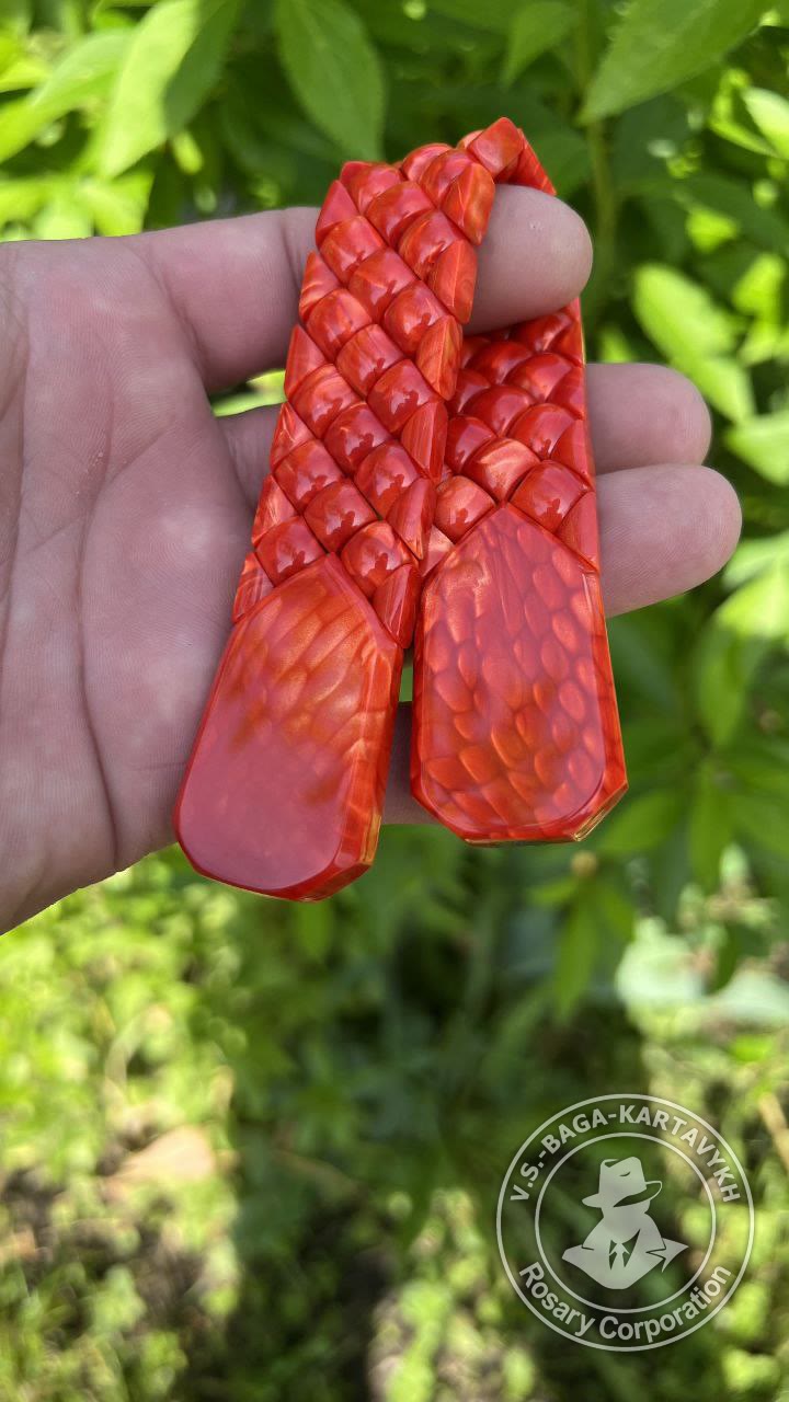 Mosaic worry beads — juma, no. 413 — 2