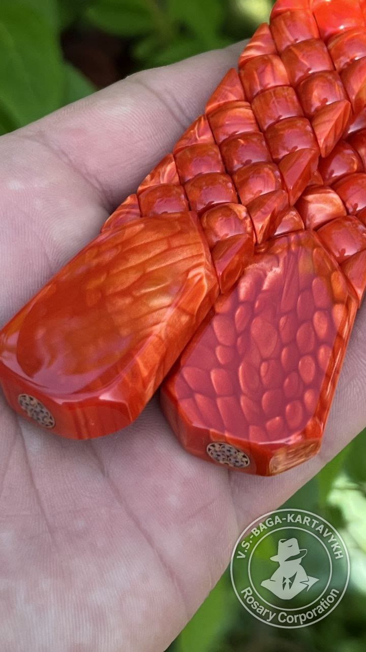 Mosaic worry beads — juma, no. 413 — 3