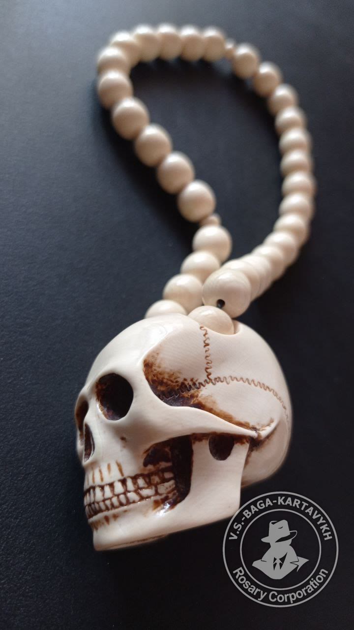 Peribory worry beads — mammoth ivory, no. 420 — 2