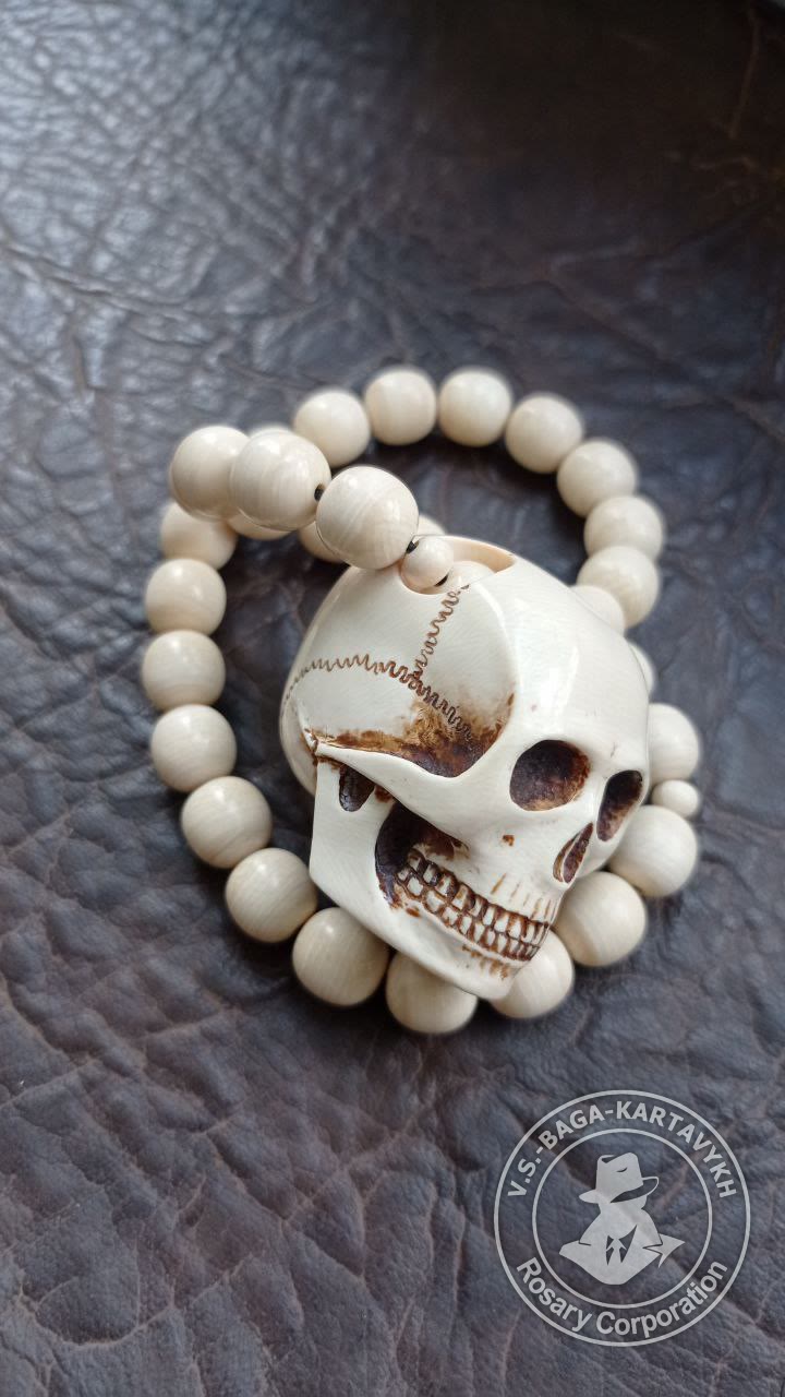 Peribory worry beads — mammoth ivory, no. 420 — 5