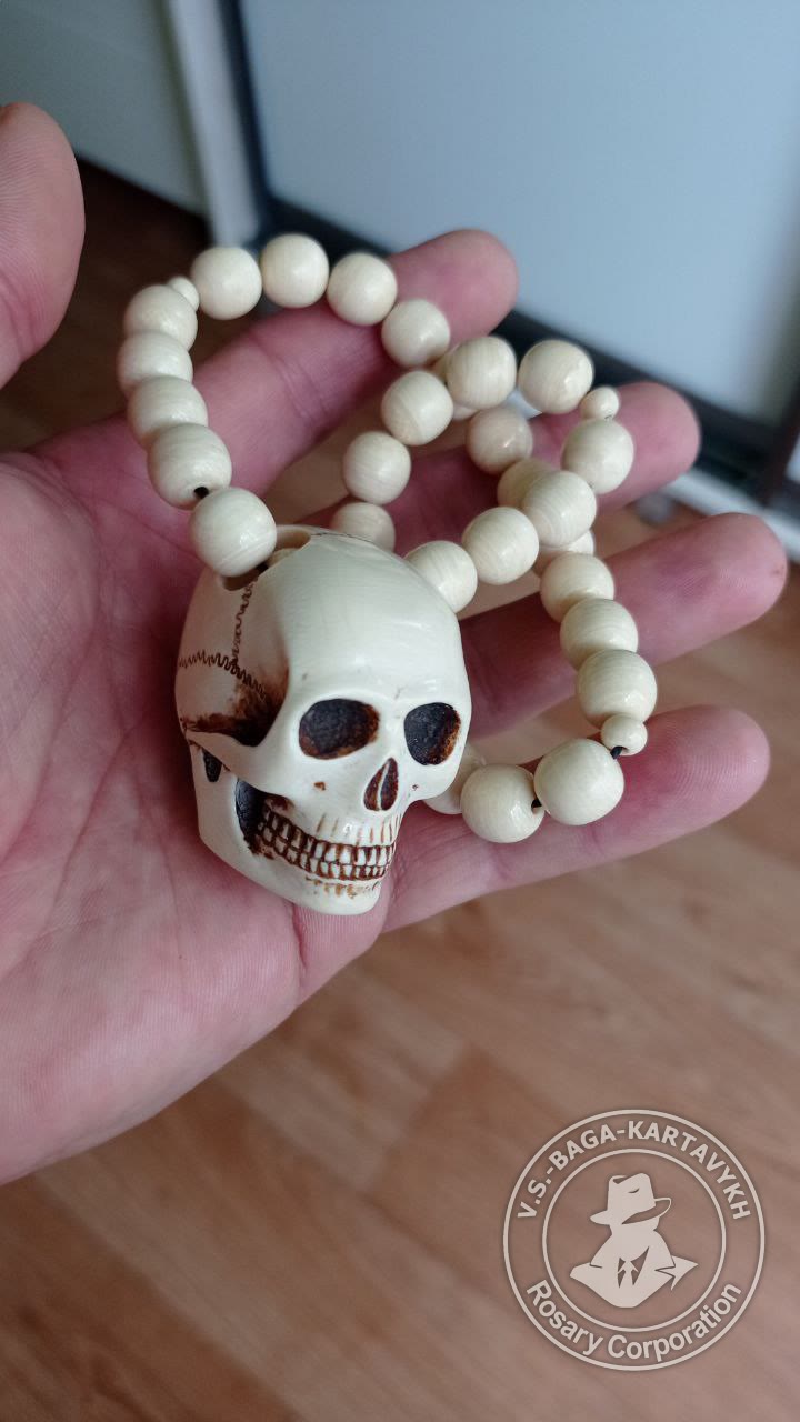 Peribory worry beads — mammoth ivory, no. 420 — 6
