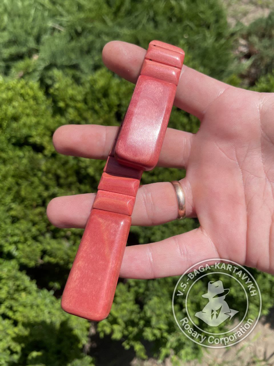 Чётки «Подушечки» — Pink Ivory, №449