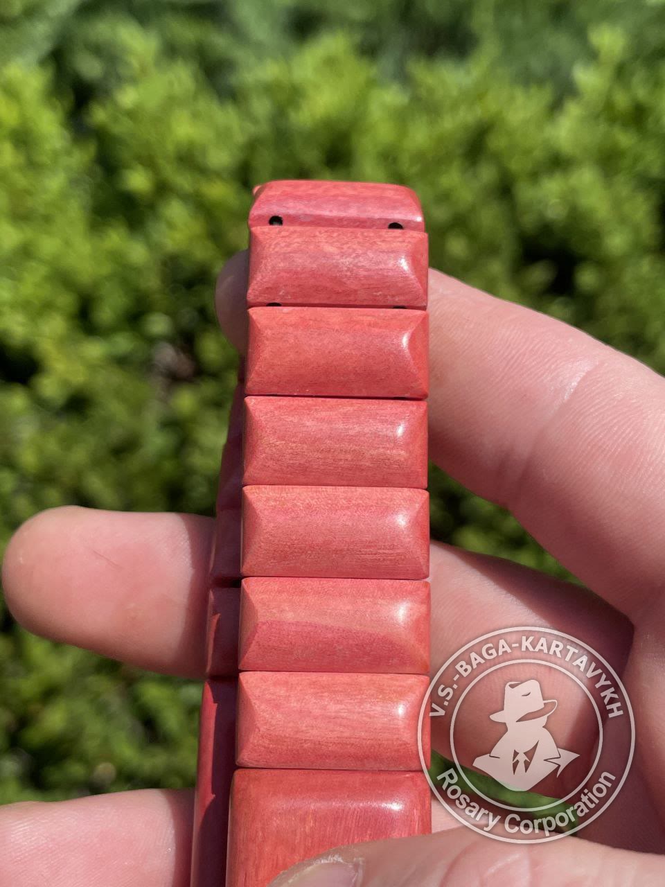 Чётки «Подушечки» — Pink Ivory, №449 — 3