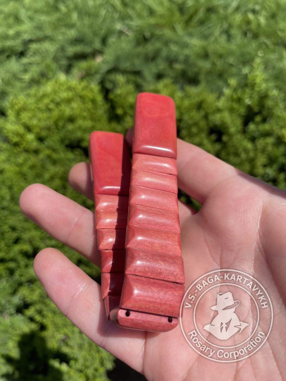 Чётки «Подушечки» — Pink Ivory, №449 — 4