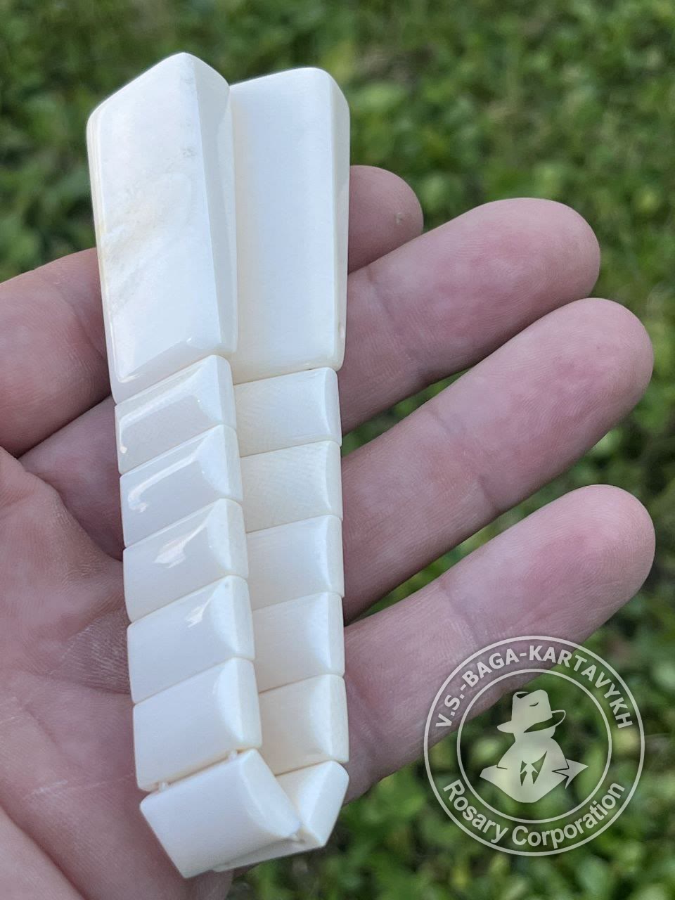 Cushions worry beads — elephant ivory, no. 475 — 6