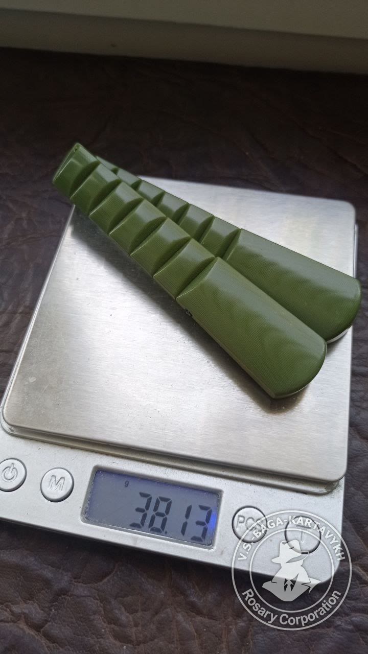 Narkomanki worry beads — micarta, no. 484 — 3