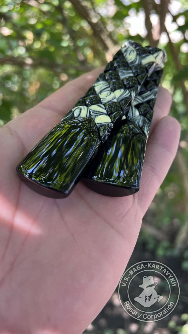 Mosaic worry beads — Samurai billiard ball, no. 491 — 4
