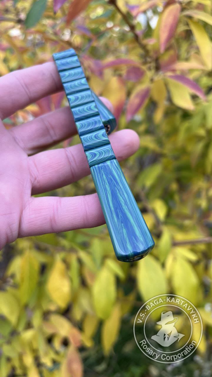 Narkomanki worry beads — German colored ebonite, no. 546 — 4
