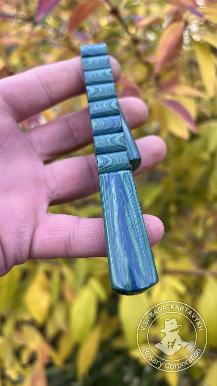Narkomanki worry beads — German colored ebonite, no. 546 — 6