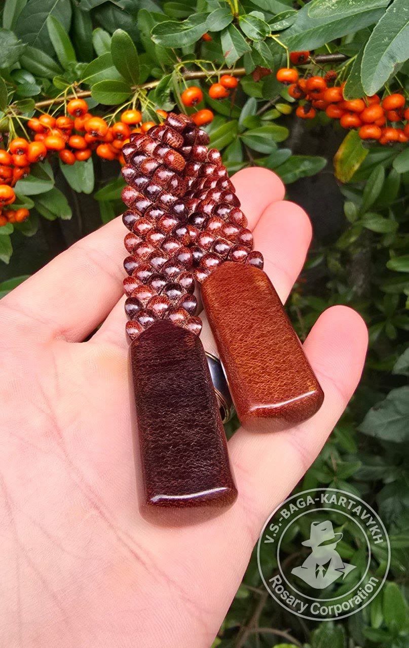 Mini-carpet worry beads — textolite, no. 560 — 3