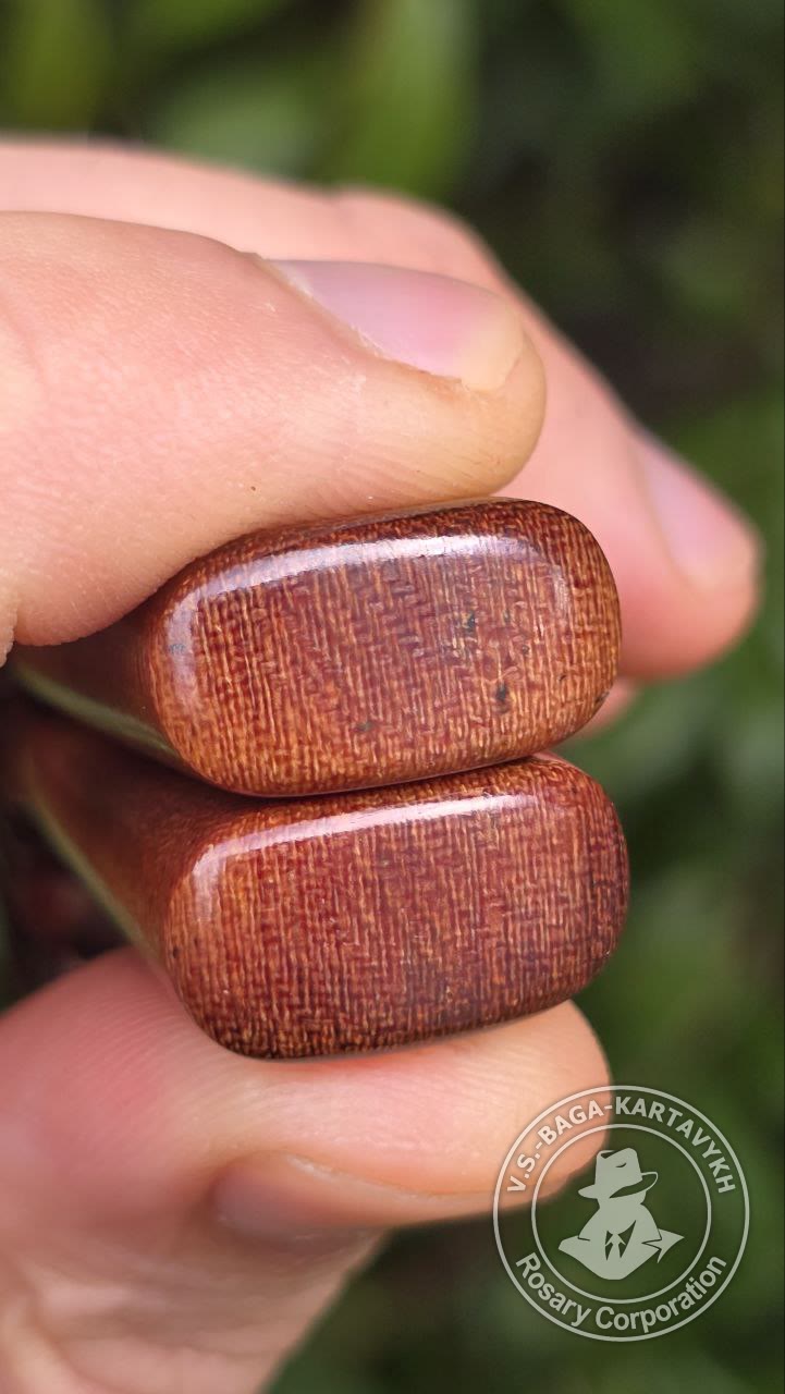 Mini-carpet worry beads — textolite, no. 560 — 4