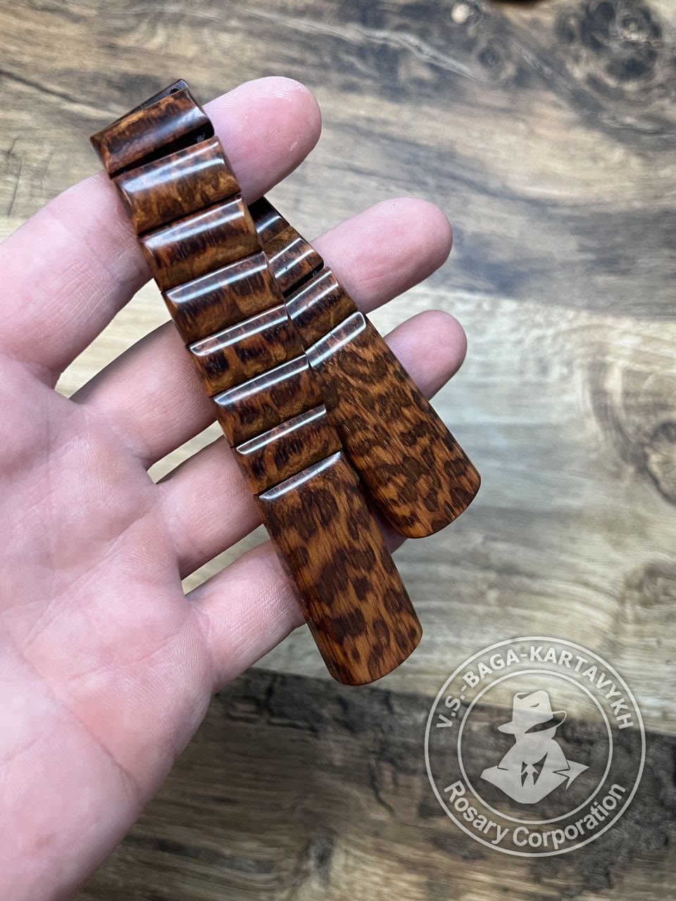 Cushions worry beads — wood, no. 580 — 3