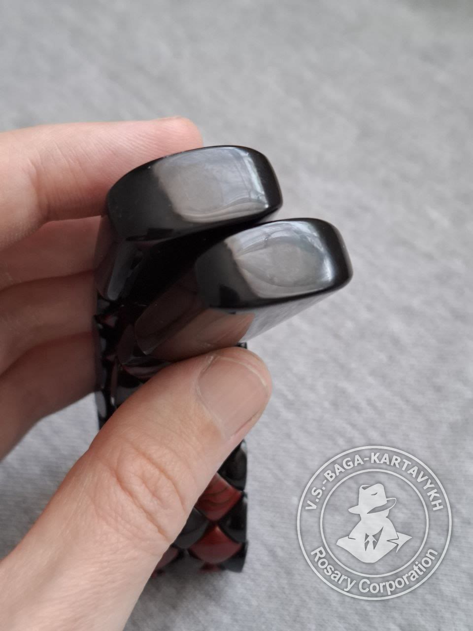 Mosaic worry beads — Samurai billiard ball, no. 603 — 7