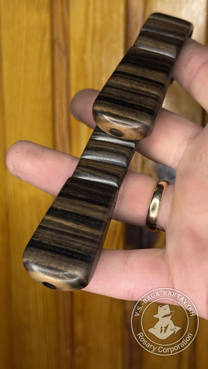 Cushions worry beads — wood, no. 618 — 5
