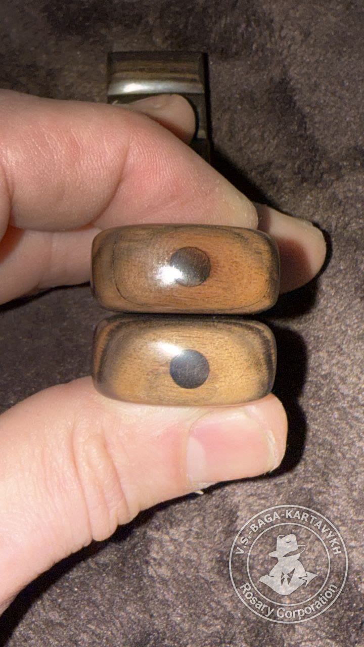 Cushions worry beads — wood, no. 618 — 6