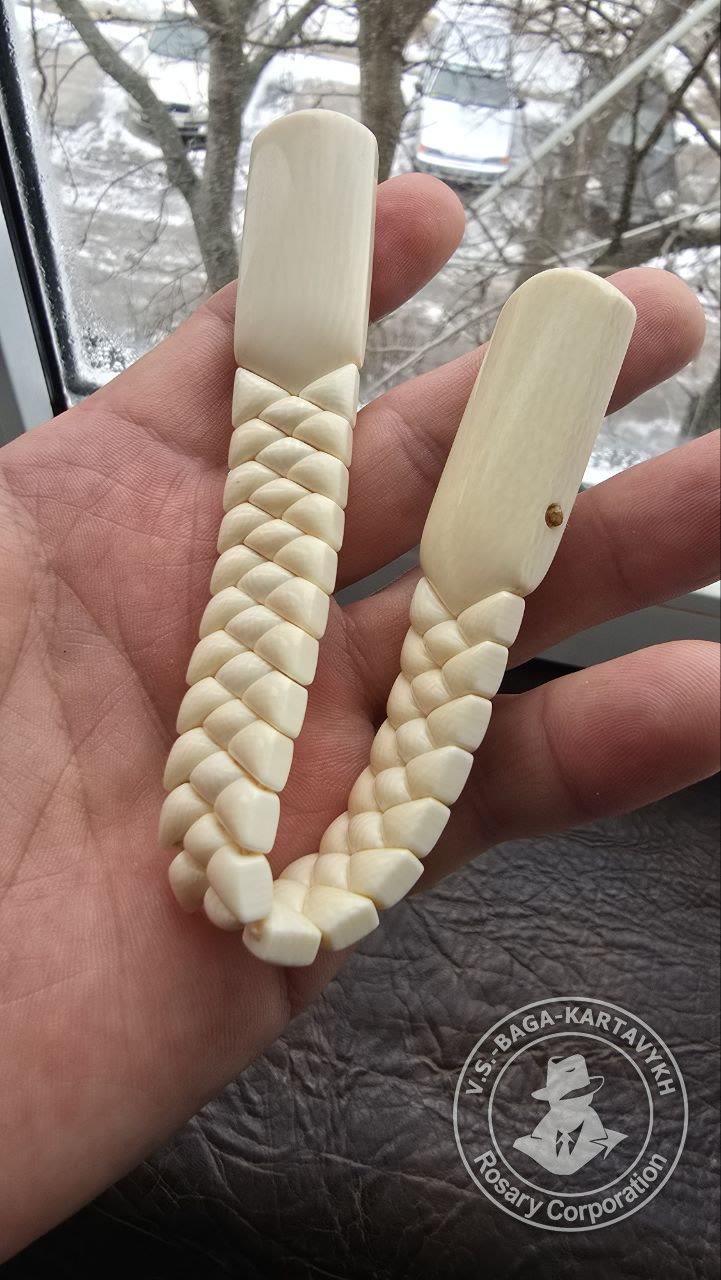 Чётки «Рим» — Бивень слона, №639