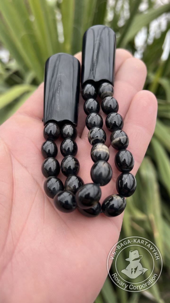 Azerbaijani worry beads — buffalo horn, no. 645 — 2
