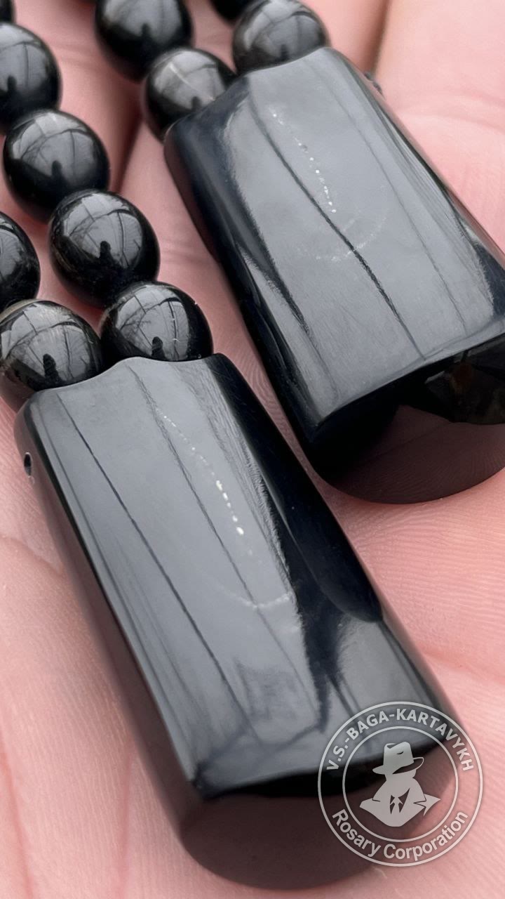 Azerbaijani worry beads — buffalo horn, no. 645 — 6