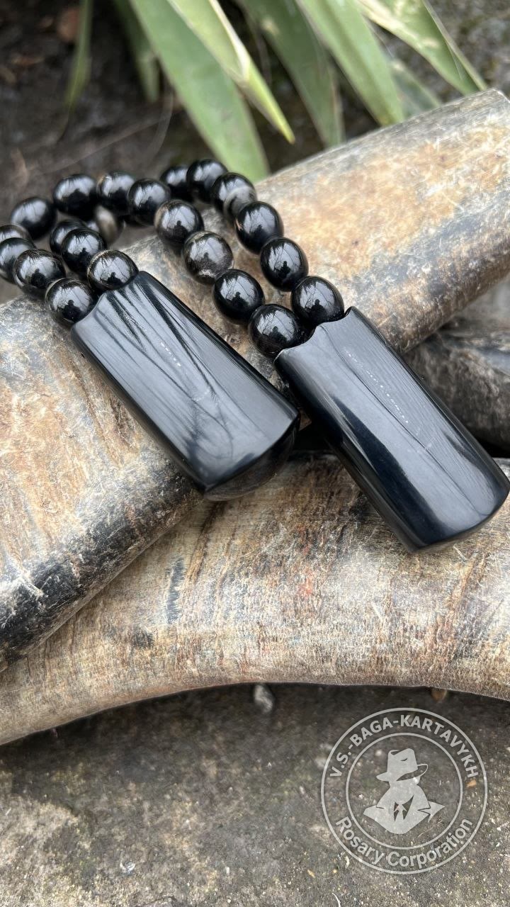 Azerbaijani worry beads — buffalo horn, no. 645 — 8