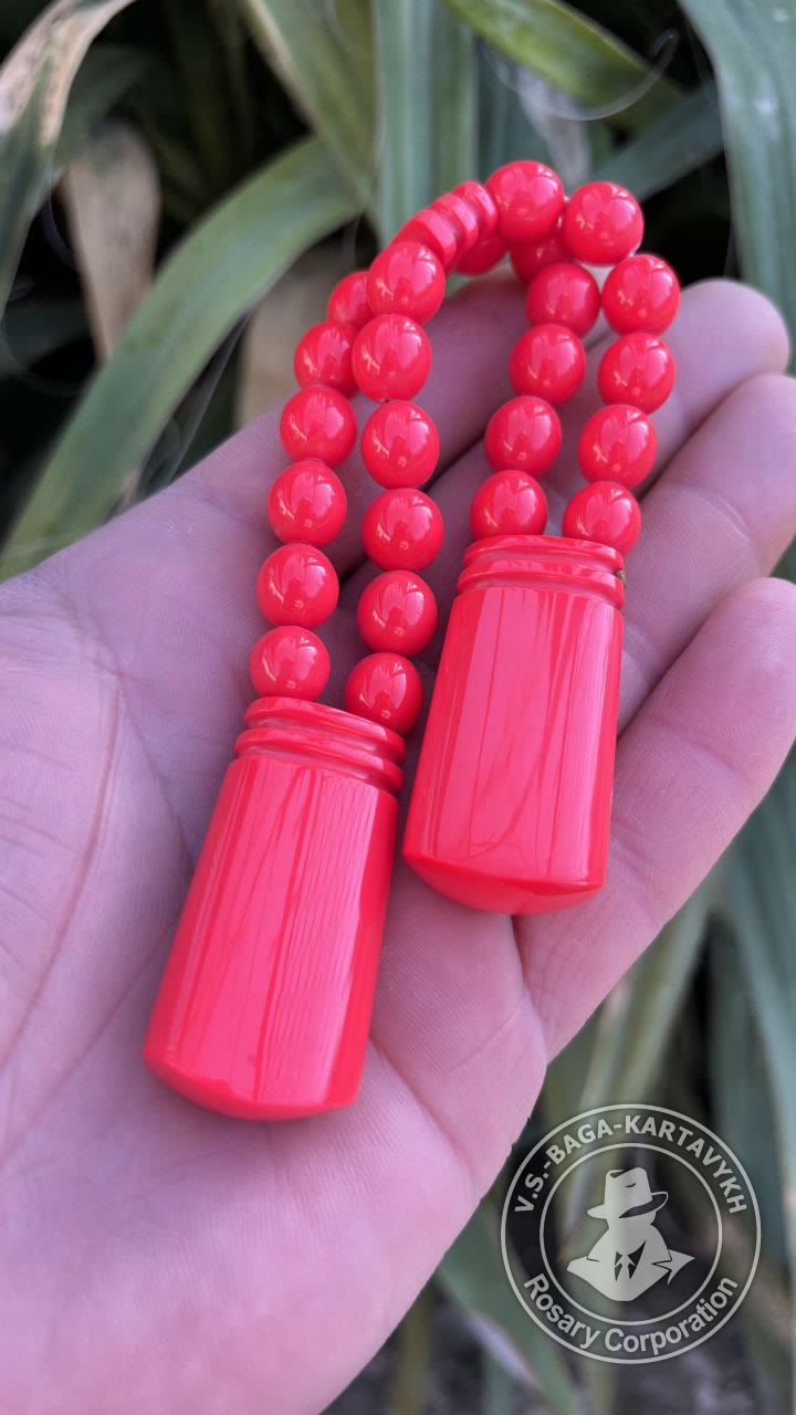 Azerbaijani worry beads — Aramith billiard ball, no. 670 — 3