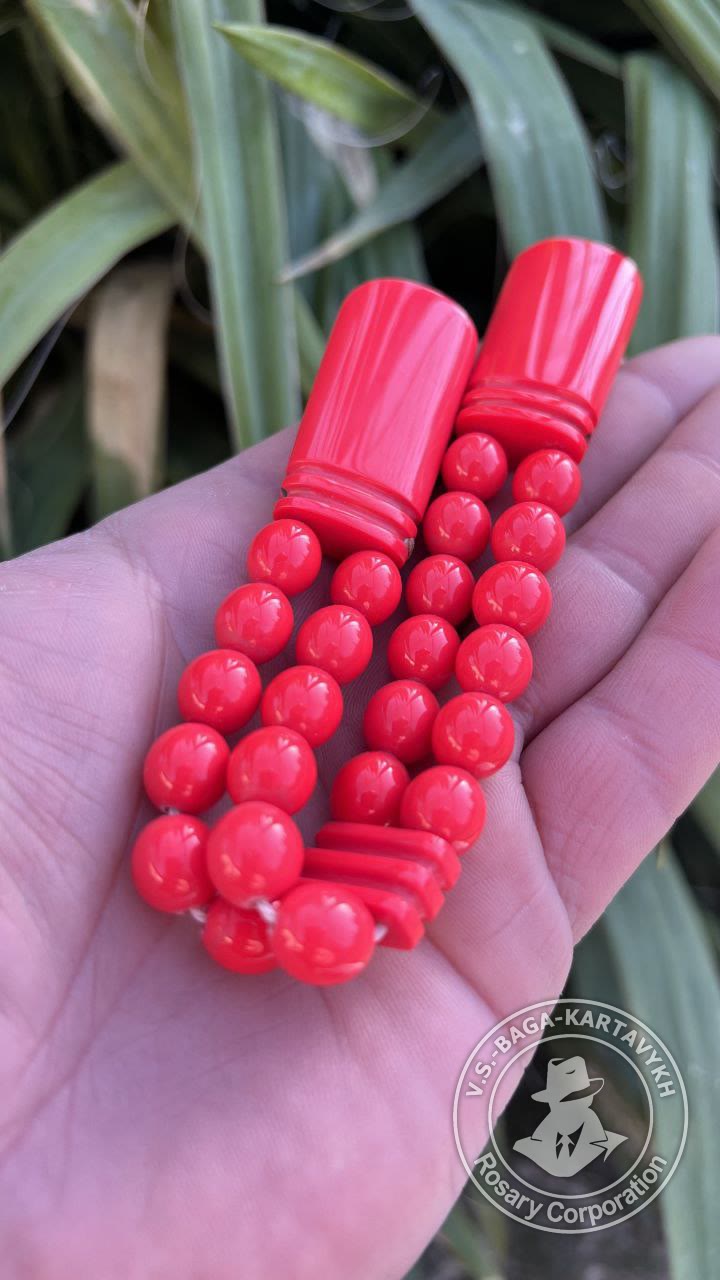 Azerbaijani worry beads — Aramith billiard ball, no. 670 — 4
