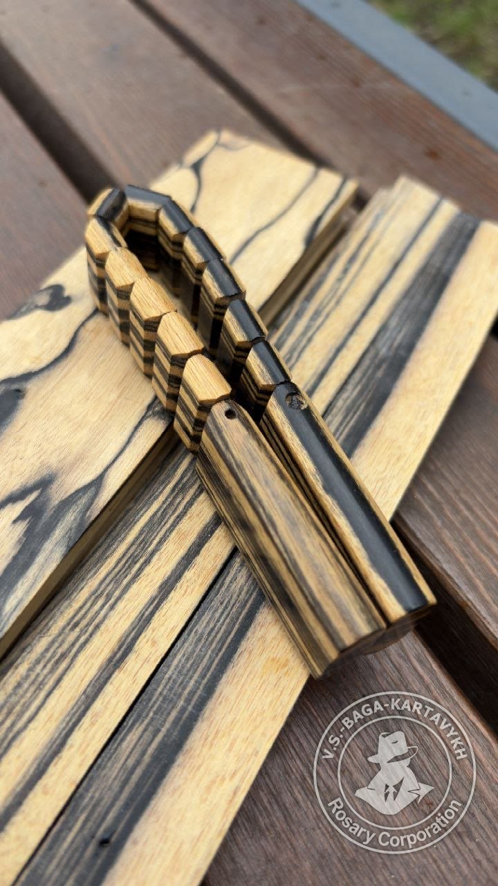 Strict classic worry beads — wood, no. 708 — 4