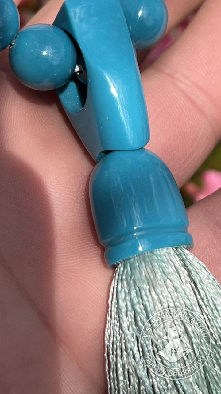 Peribory worry beads — Aramith bowling ball, no. 727 — 3