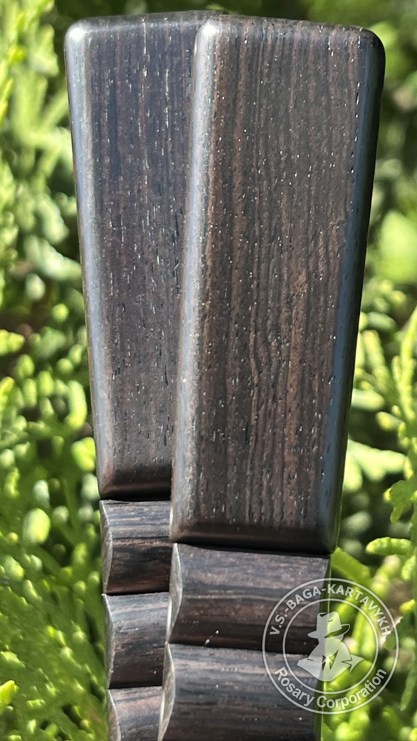 Narkomanki worry beads — grenadill wood, no. 744 — 6