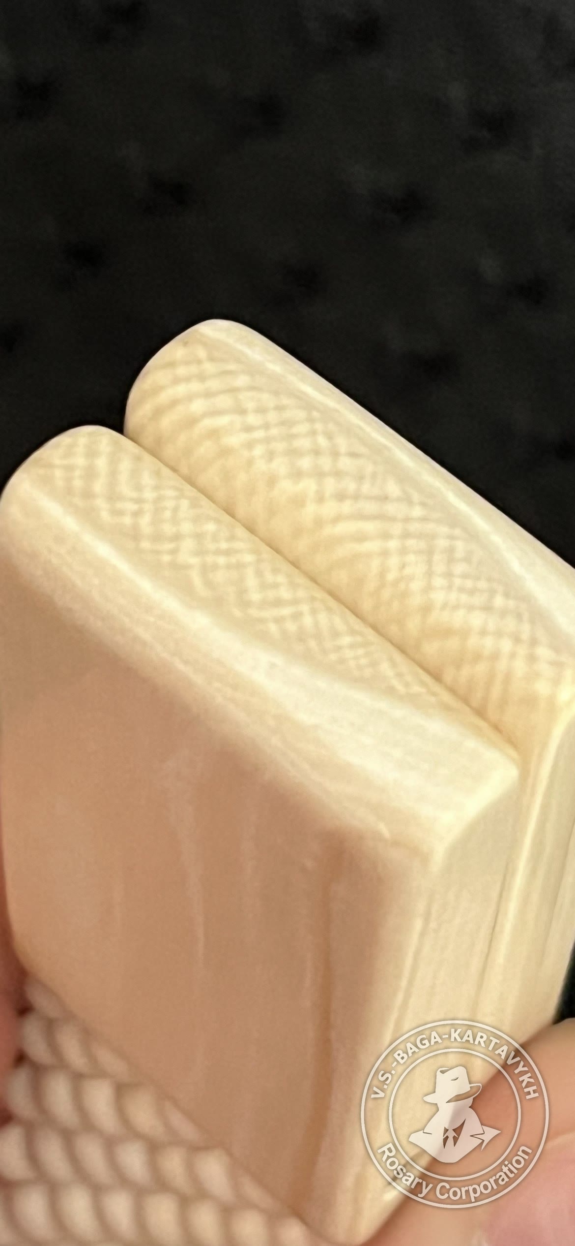 Carpet worry beads — mammoth ivory, no. 751 — 5